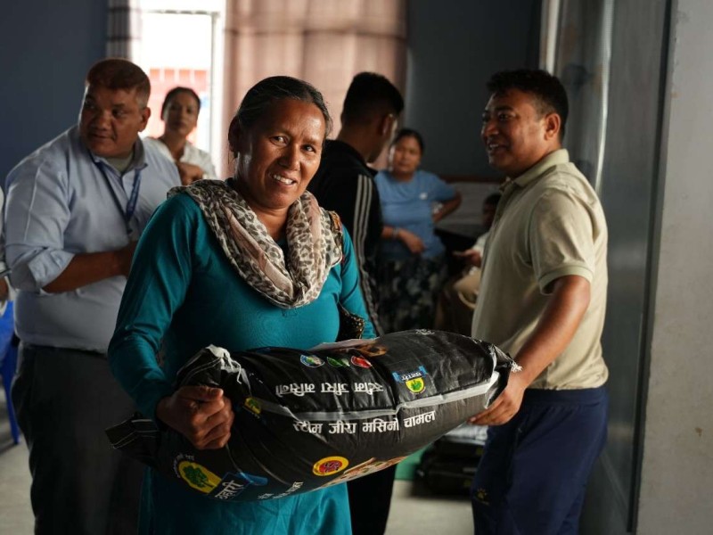 Relief Distribution Program Conducted for Vulnerable Families in Bhaktapur